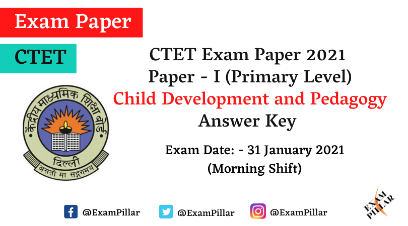 CTET 2021 Answer Key