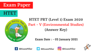 HTET PRT Answer Key 2021