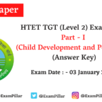 HTET TGT Answer Key 2021