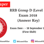 RRB Group D Previous Year Exam Paper