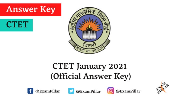 CTET January 2021 Official Answer Key