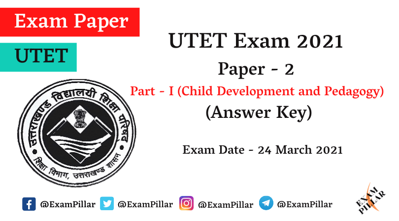 UTET 2021 Paper 2 Answer Key