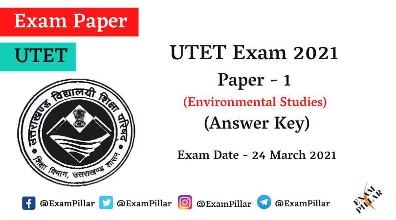 UTET 2021 Paper 1 Answer Key