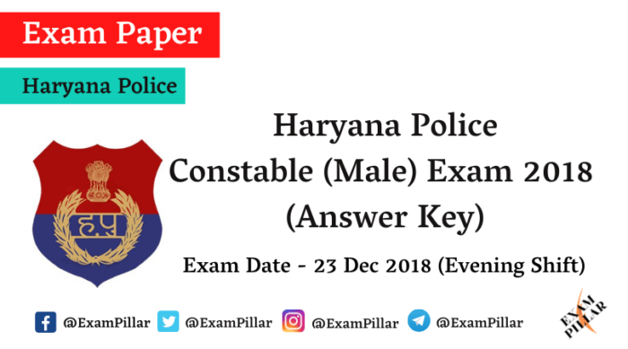 Haryana Police Constable (Female) Exam Answer Key