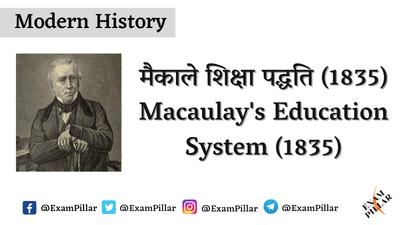 Macaulay's Education System 1835