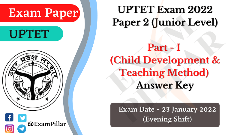 UPTET Exam 2022 Paper 2 Answer Key