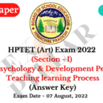 HPTET (Art) Exam 2022 Answer Key