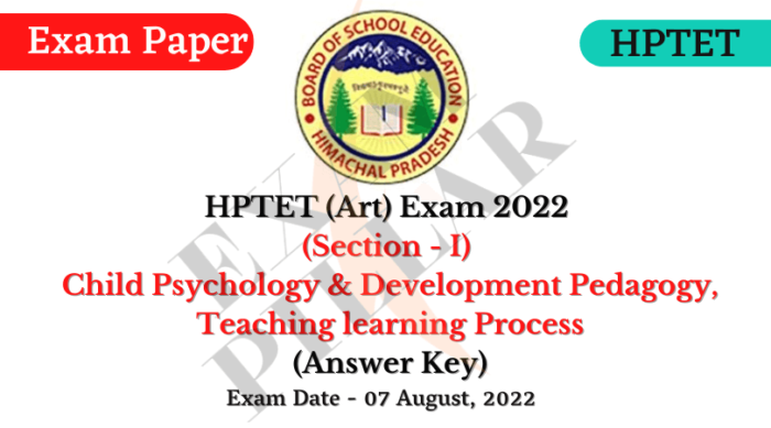 HPTET (Art) Exam 2022 Answer Key