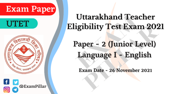 UTET Exam 26 Nov 2021 Paper II Answer Key