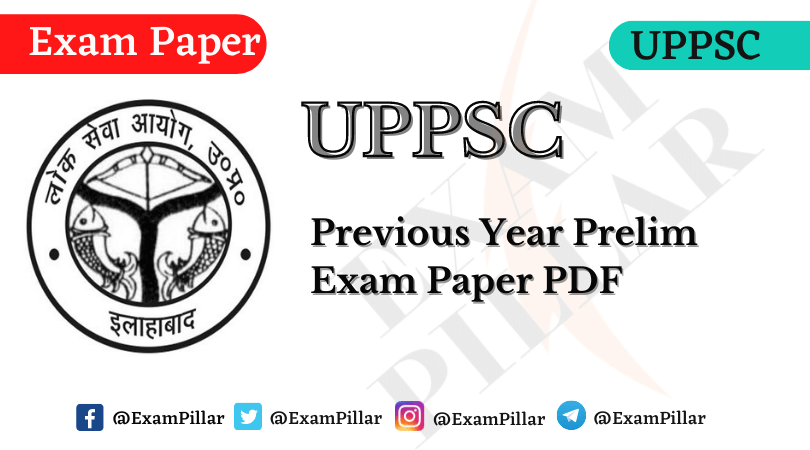 UPPSC PCS Previous Year Prelim Exam Paper E-Book