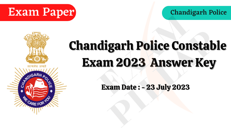 Chandigarh Police Constable 23 July 2023 Answer Key