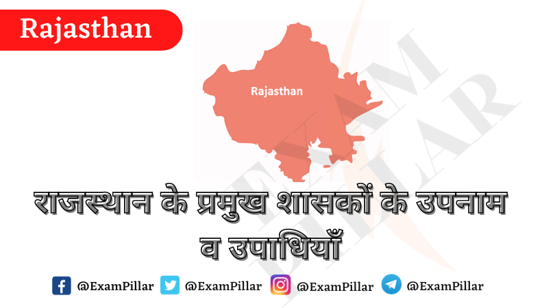 Surnames and Titles of Major Rulers of Rajasthan