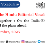 The Hindu Editorial Vocabulary