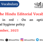 The Hindu Editorial Vocabulary