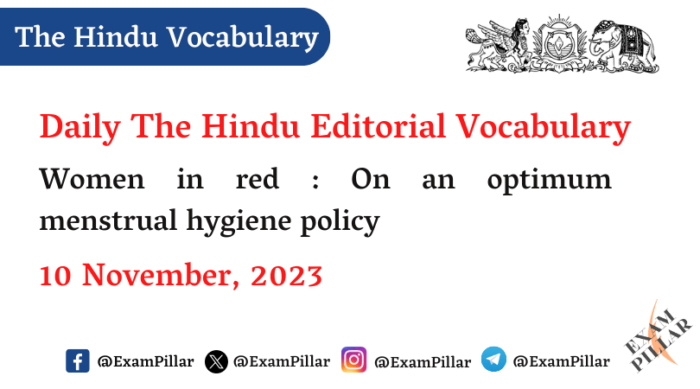 The Hindu Editorial Vocabulary