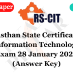 RS-CIT Exam Paper 28 January 2024 (Answer Key)