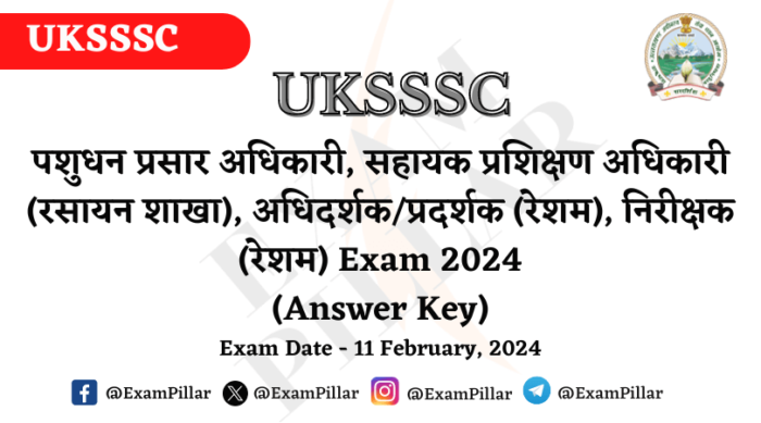 UKSSSC LEO Exam 2024 (Official Answer Key)