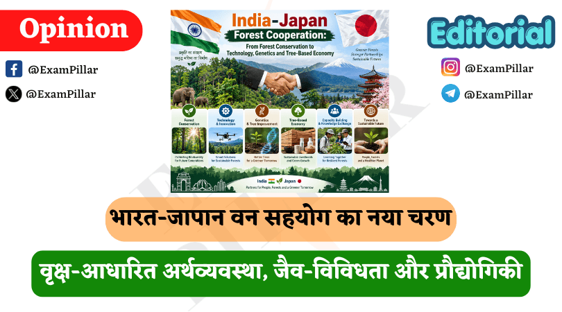 India-Japan Forest Cooperation From Forest Conservation to Technology, Genetics and Tree-Based Economy